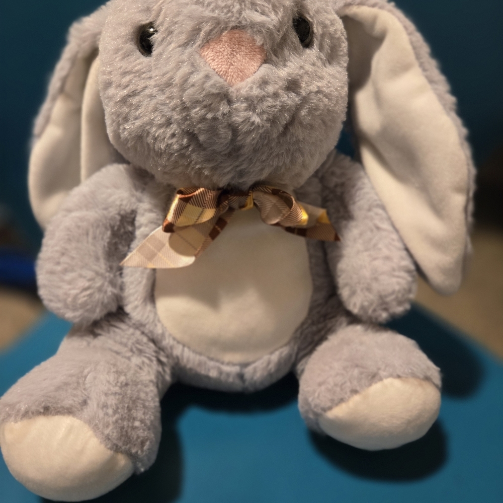 Inter-American Gray Bunny Stuffed Animal Plush.